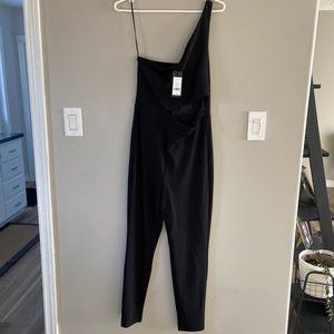 One shoulder jumpsuit